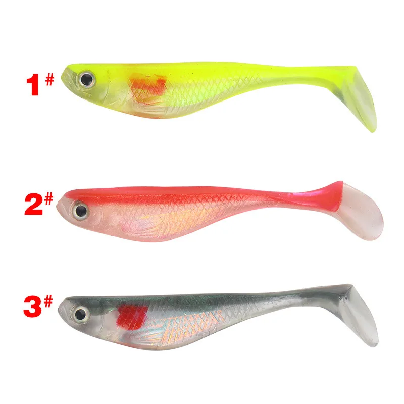 

1Pcs/lot 5g 8cm Artificial Lifelike Paddle Tail Soft Bait Fishing Lures Ocean Fishing Pesca Jigging Swimbait Smell Bait Lure