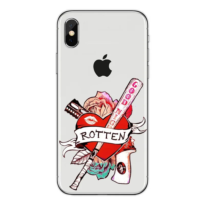 Чехол для телефона Death squads X task force little ugly Harley Quinn жесткий пластиковый чехол iPhone 5S SE 6
