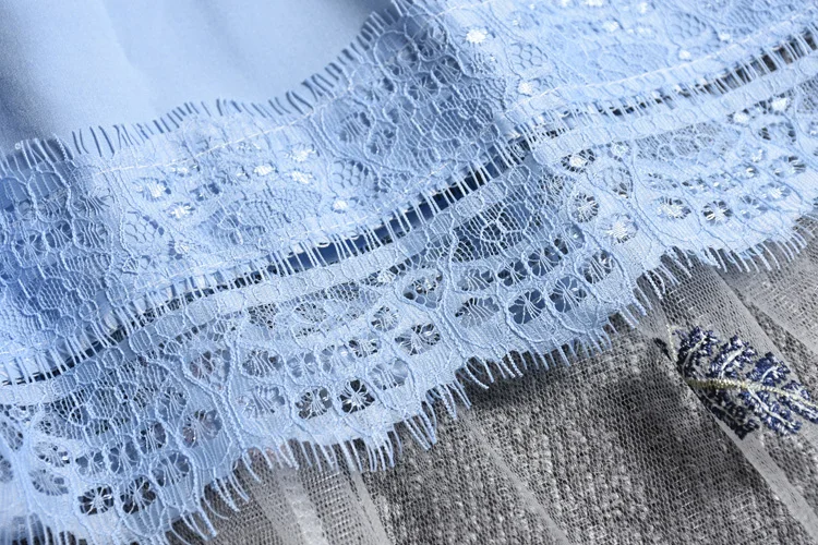 Женский костюм с юбкой белая рубашка оборками на рукавах блузка и кружевная