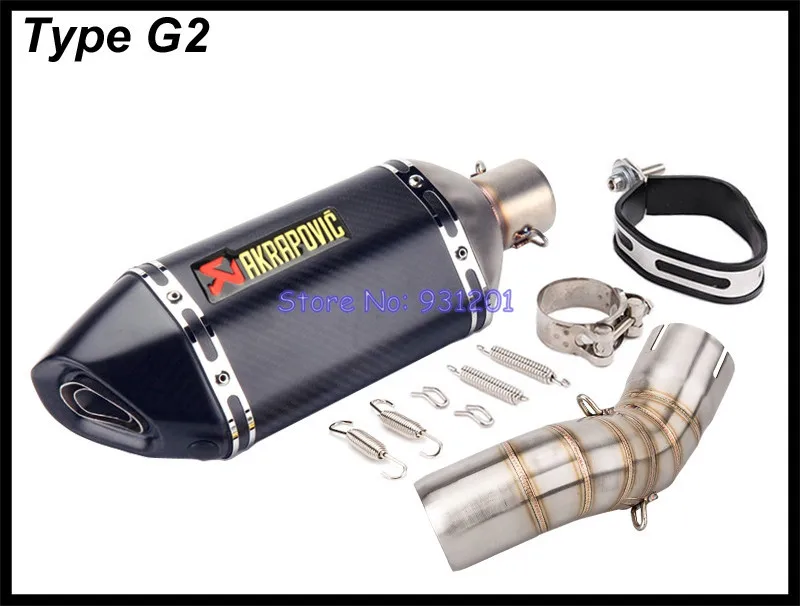 Мотоцикл слипоны для Kawasaki Z900 Z900 A2 выхлопная труба akrapovic глушитель выхлопной трубы ссылку средняя выхлопная труба мото