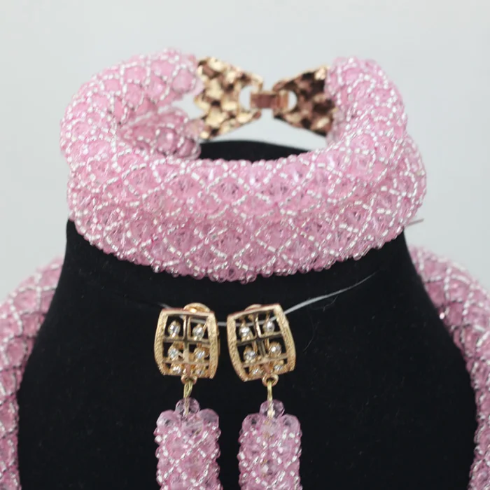 Рождественский подарок детский розовый кристалл ручной работы ювелирные