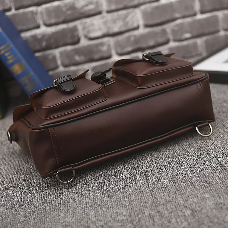 Сумка из искусственной кожи мужской кожаный портфель 15 дюймов для ноутбука