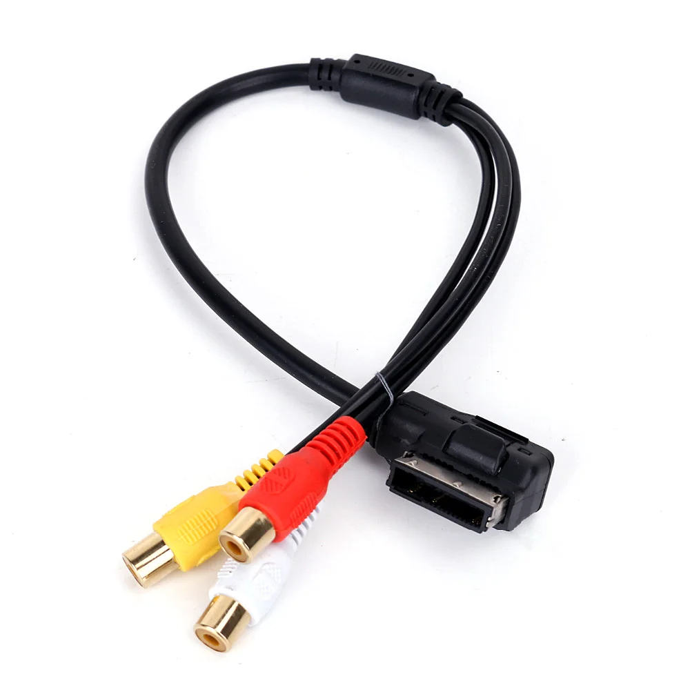 AtoCoto автомобильный 3 RCA аудио видео вход к AMI MMI преобразователь интерфейса