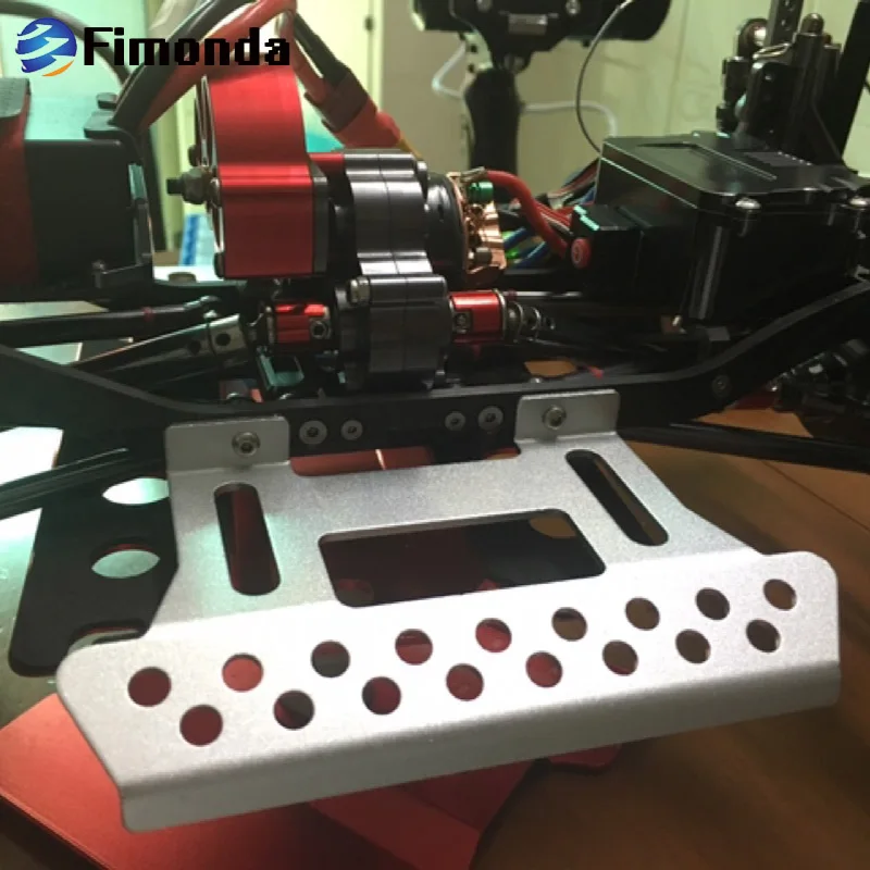 Прочные боковые пластины металлические педали слайдер для 1/10 RC Гусеничный