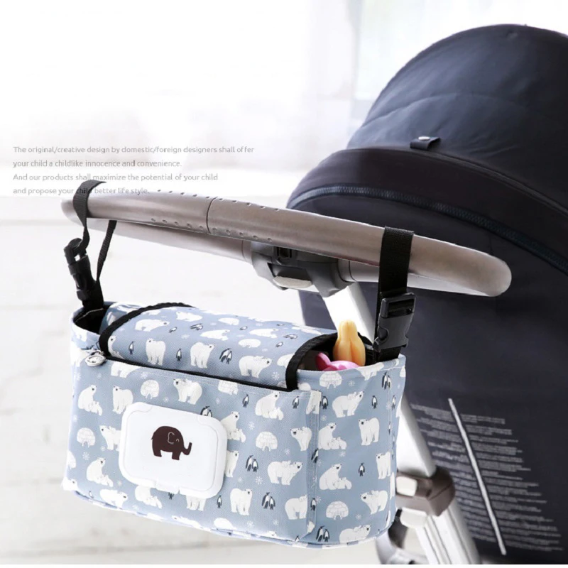 Универсальная сумка для детских колясок органайзер коляска с держателем