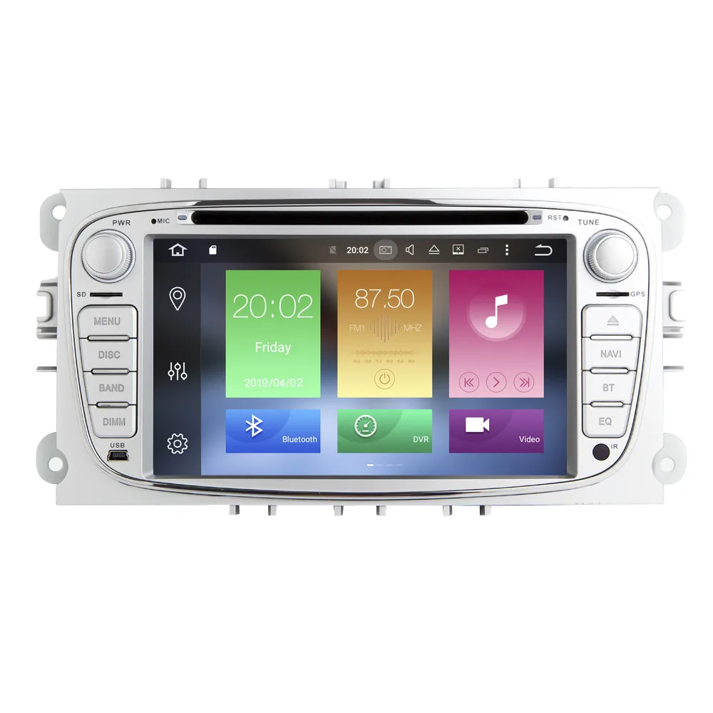 4G ram 64G rom Android 9,0 автомобильный Радио DVD навигационный плеер для Ford/Focus/Mondeo/S-MAX/C-MAX/Galaxy gps Видео Мультимедиа Стерео