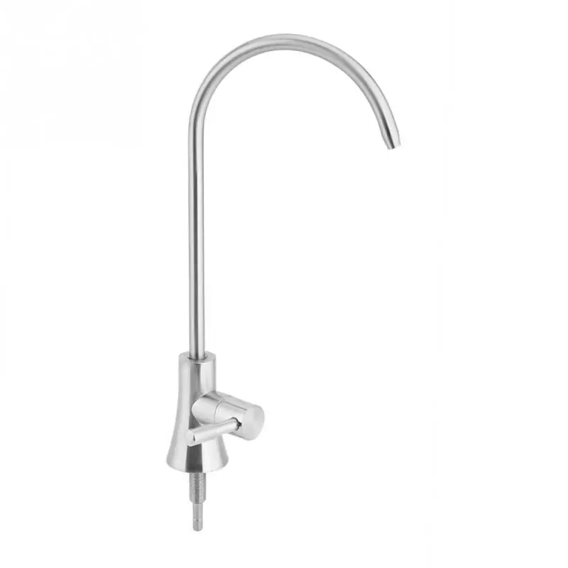 1 шт. 1/4 ''цинковый сплав Кран хромированный обратный осмос RO фильтр для