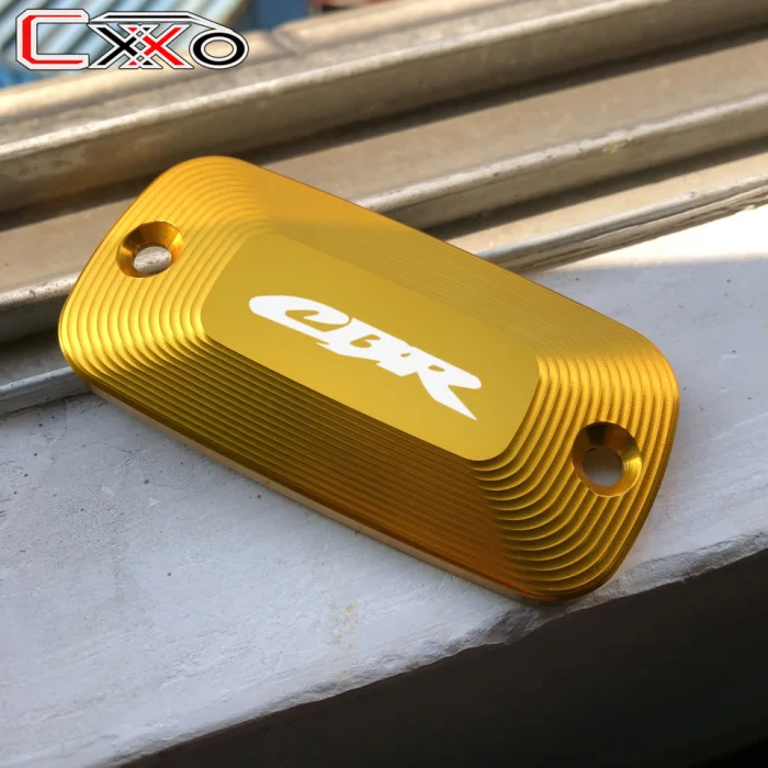 Золотой CNC общего Тормозная жидкость Крышка Резервуара Кепки для HONDA CBR600F CBR600RR CBR900RR CBR929RR CBR954RR CBR1000RR CBR 600 F2 F3 F4 F4i - Цвет: Золотой