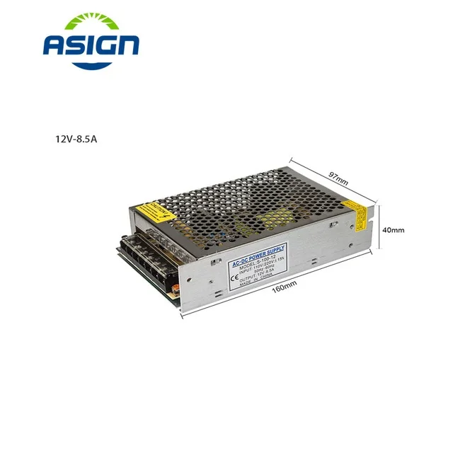 Трансформаторы освещения светодиодные полосы света AC 100 240V К DC12V адаптер питания