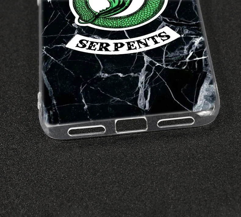 Мягкий силиконовый чехол Riverdale South Side Serpents с логотипом для Xiaomi Redmi K20 7 7A 5 5Plus 6 6A S2 Note