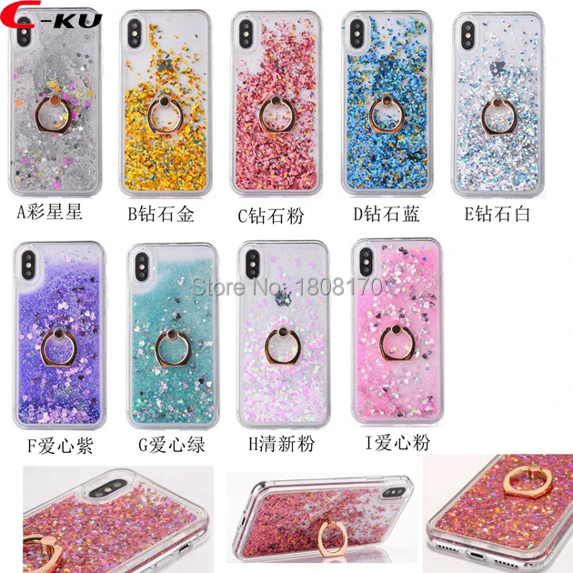 Чехол из ТПУ для IPhone X 8 7 6 6S Plus 5 5S SE Diamond Lover Dynamic Glitter Cover 50 шт. | Мобильные телефоны и