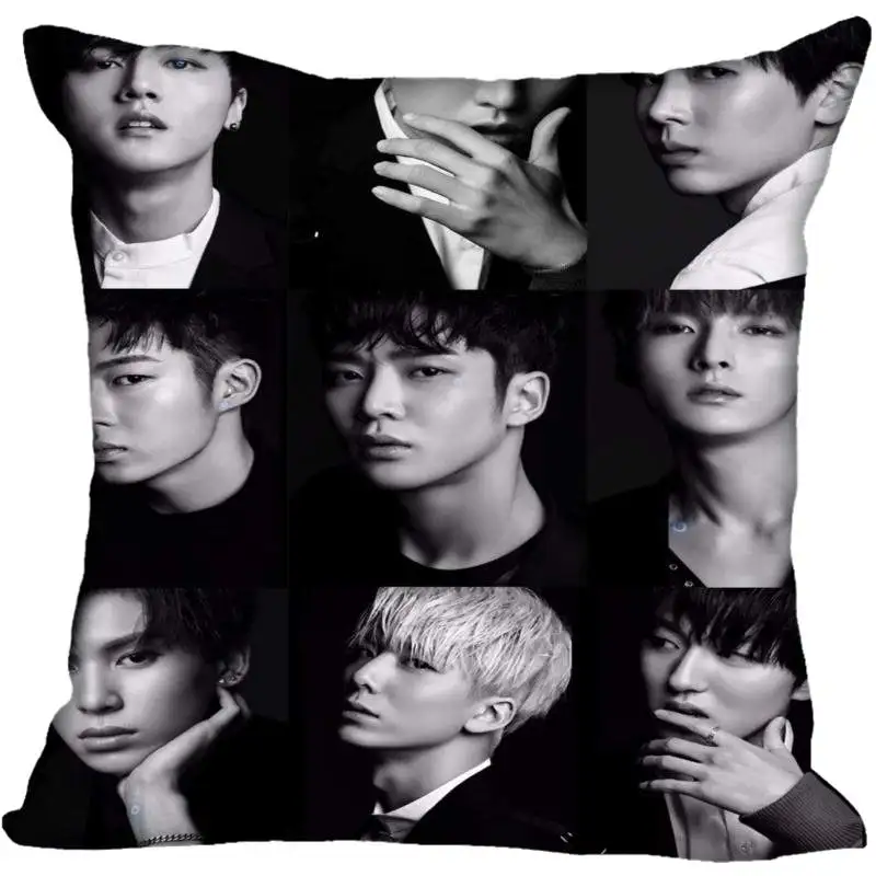 Корея Pop SF9 квадратные шелковые атласные наволочки с принтом 35x35 см 40x40 одной