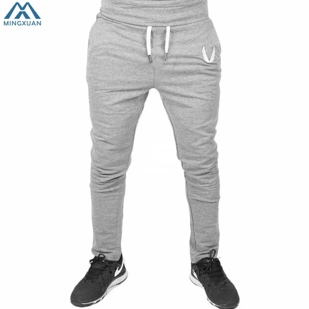 Для мужчин Повседневное Jogger Pants Фитнес хлопчатобумажная ткань Карандаш Брюки