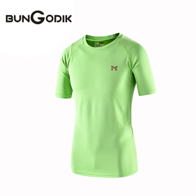 Световой Спортом Бег Рубашка для Мужчин С Коротким Рукавом Quick Dry мужчины