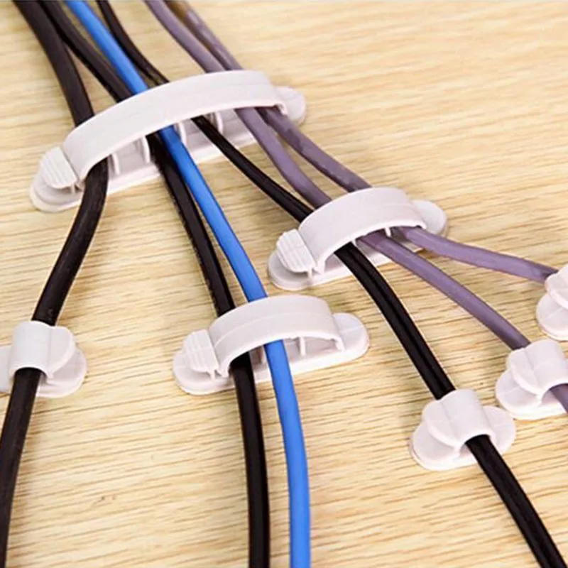 

10 Pieces/pack Different Size Household Cable Holders Storage Racks Electrical Wire Collector Line Collator 2017