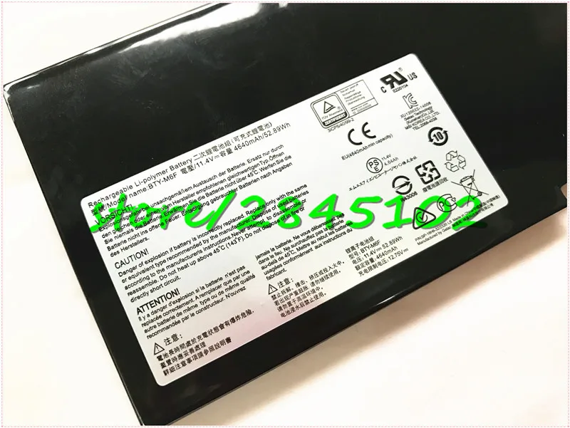 Аккумулятор для MSI 16H2 GS60 2PC 010CN PX60 11 4 в 4640 мА · ч 52.89WH аккумулятор 2PL 6QE 2QE 2PE 2QC 2QD 6QC|battery