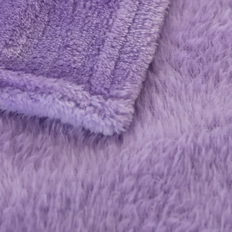 Бесплатная доставка Высокое качество домашние однотонные одеяла коралловые