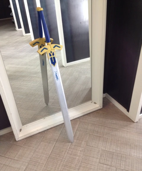 Fate/Zero Saber Artoria меч Пендрагона Excalibur Косплэй опора | Тематическая одежда и униформа