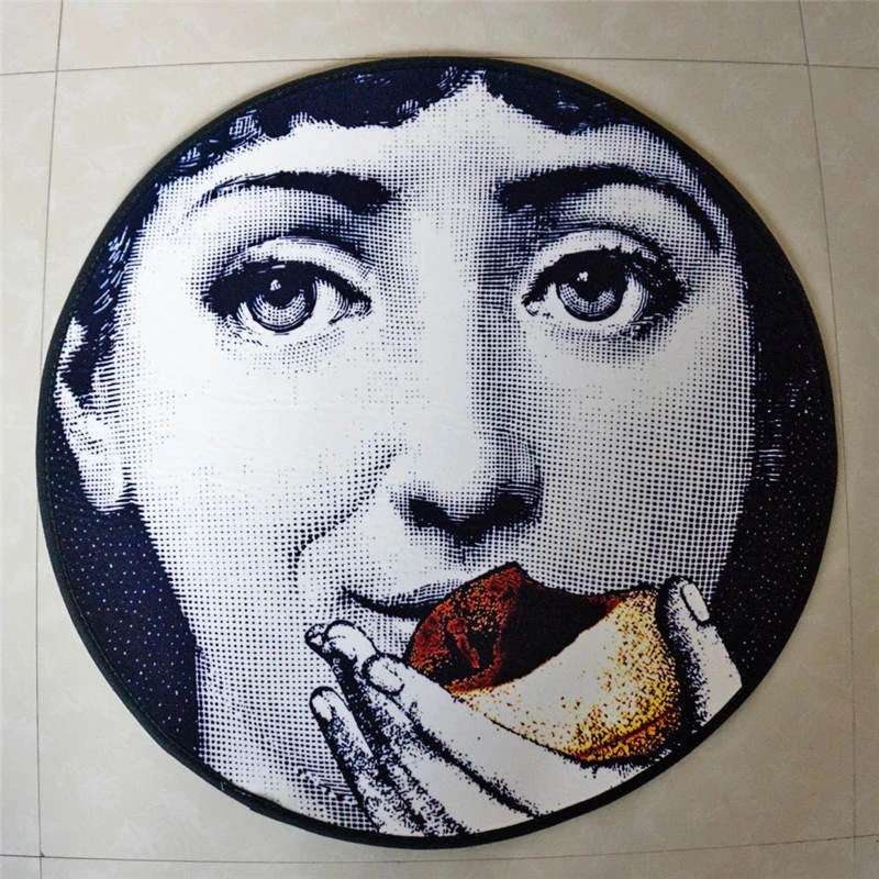 Fornasetti круглый коврик классическая красота лица ковер для гостиной спальни