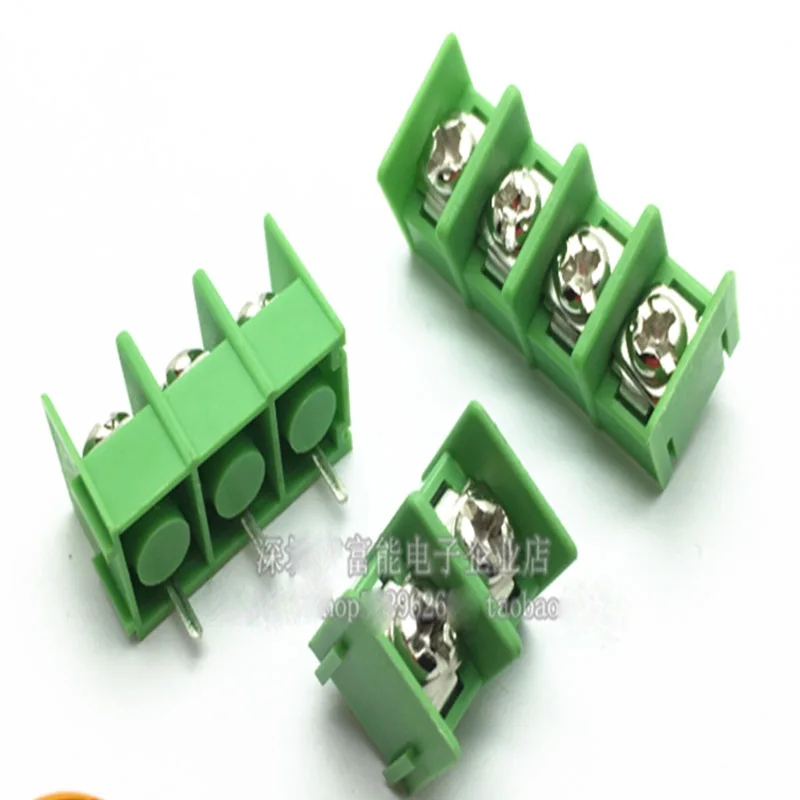 Клеммная колодка 10 шт./лот MG/DG/KF7.62 2P 3P 4P блок питания 7 62 мм 300 в 20 А|Клеммные колодки|