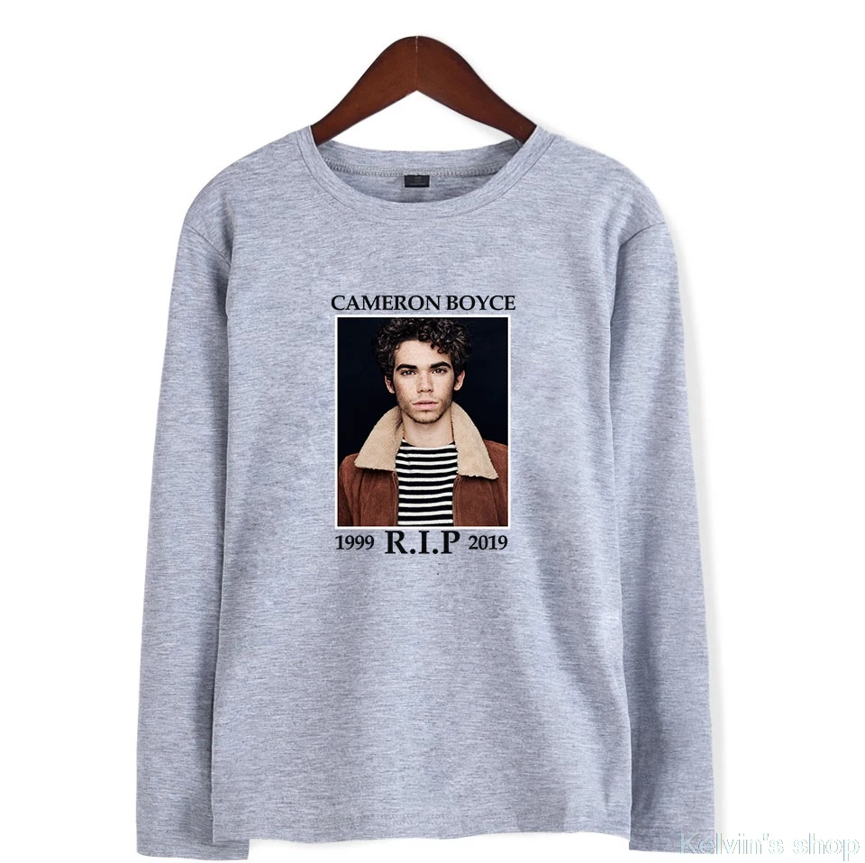 Cameron boyce футболка s 2019 мужские Топы И Футболки больших размеров весенние с длинным