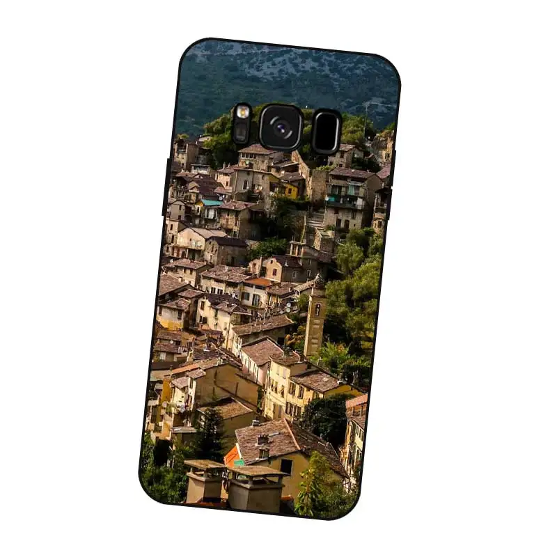 P238 Village Black Silicone Case Cover For Samsung Galaxy S5 S6 S7 S8 S9 S10 5G S10E S11 S11E Lite Edge Plus |