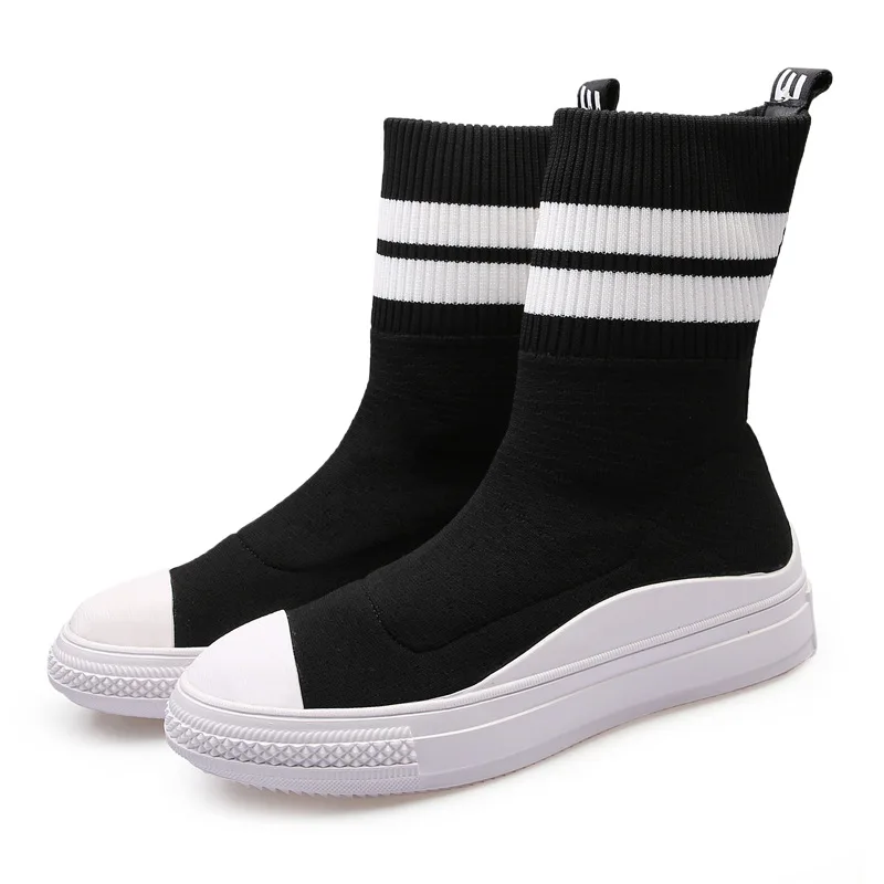 Осень-зима 2019 новая красная обувь Корейская версия в повседневные носки и