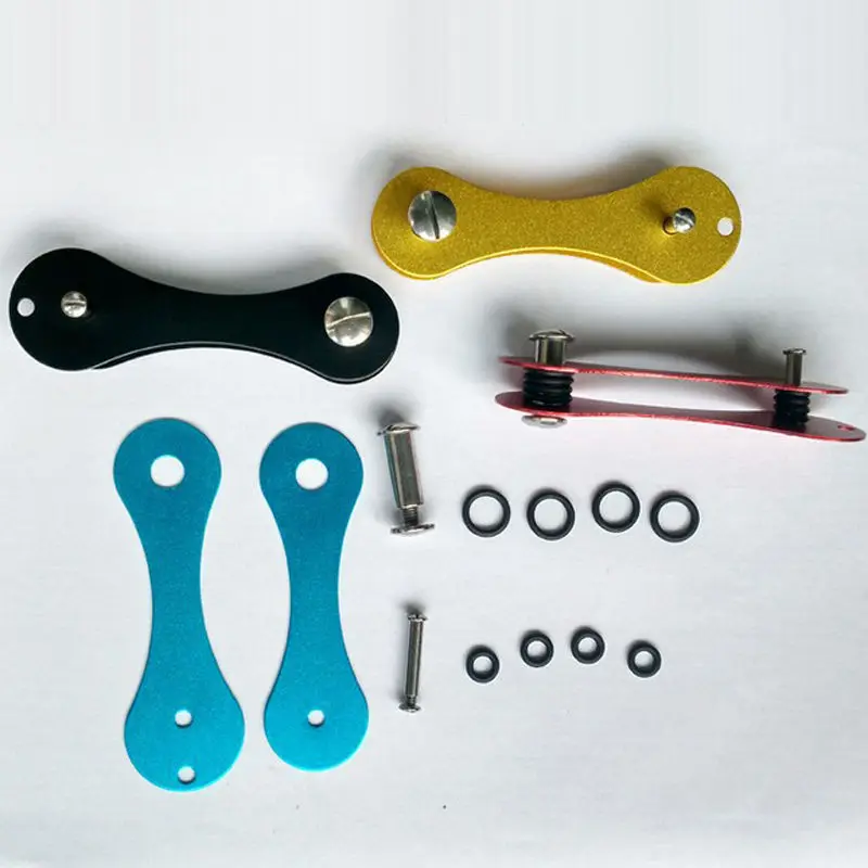 EDC Алюминиевый Твердый оксид Карманный держатель зажим Органайзер папка брелок