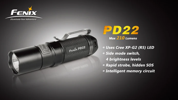 Cree XP-G светодиодный IPX-8 210 люмен фонарь Fenix PD22 | Спорт и развлечения