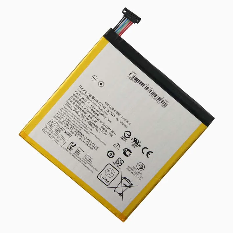 Оригинальный аккумулятор высокой емкости C11P1510 для планшета ASUS ZenPad S 8 0 Z580CA 4000