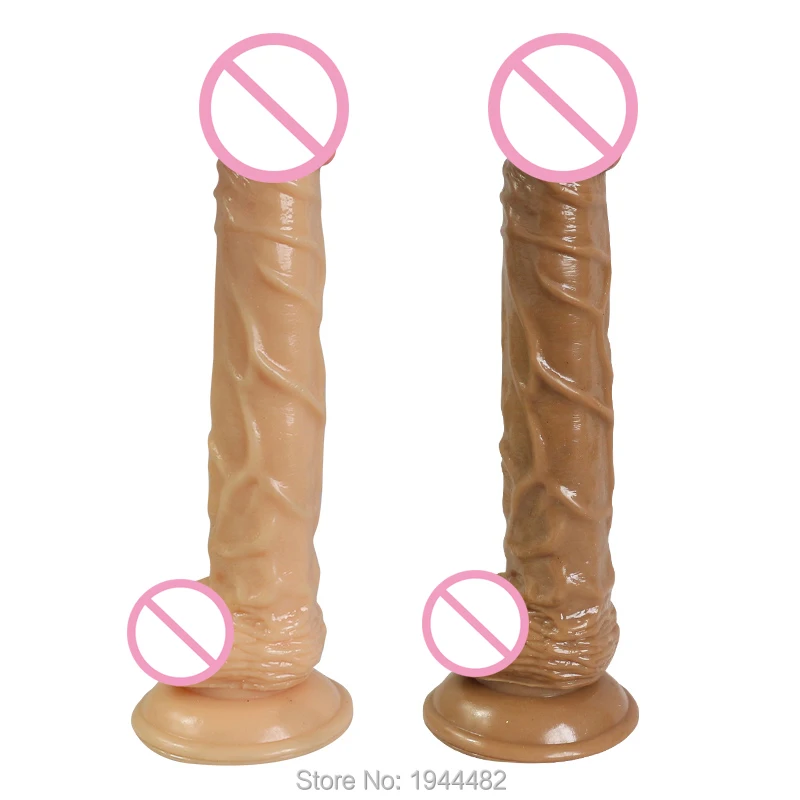 Реалистичный фаллоимитатор с реалистичными кровеносными сосудов огромный пенис