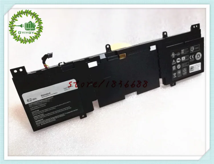 GYIYGY 15 2 V 62wh N1WM4 02VMGK Аккумулятор для ноутбука DELL ALIENWARE 13 R2 2P9KD 3V806 серии