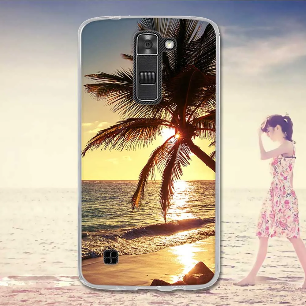 Чехол для LG K7 X210 X210DS MS330 Tribute 5 Dual SIM M1 TPU 3D рельефная печать силиконовый чехол LS675 Q7 0