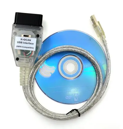 Серый Для BM-W INPA K+ CAN K CAN INPA с чипом FT232RL с переключателем для BM-W INPA K DCAN usb-интерфейсный кабель с 20PIN для BM-W - Цвет: Серый