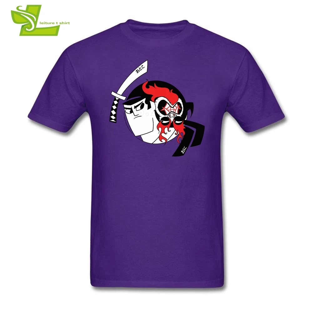 Футболка самурайский Джек и АКУ Инь Янь Популярные летние топы для мальчиков