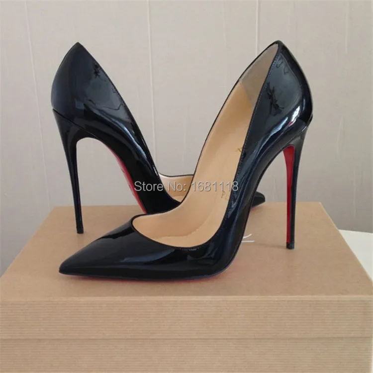 8cm /10 cm hot sale ladies brand shoes genuine leather patent pumps red backgrounds so kate designer for women | Обувь