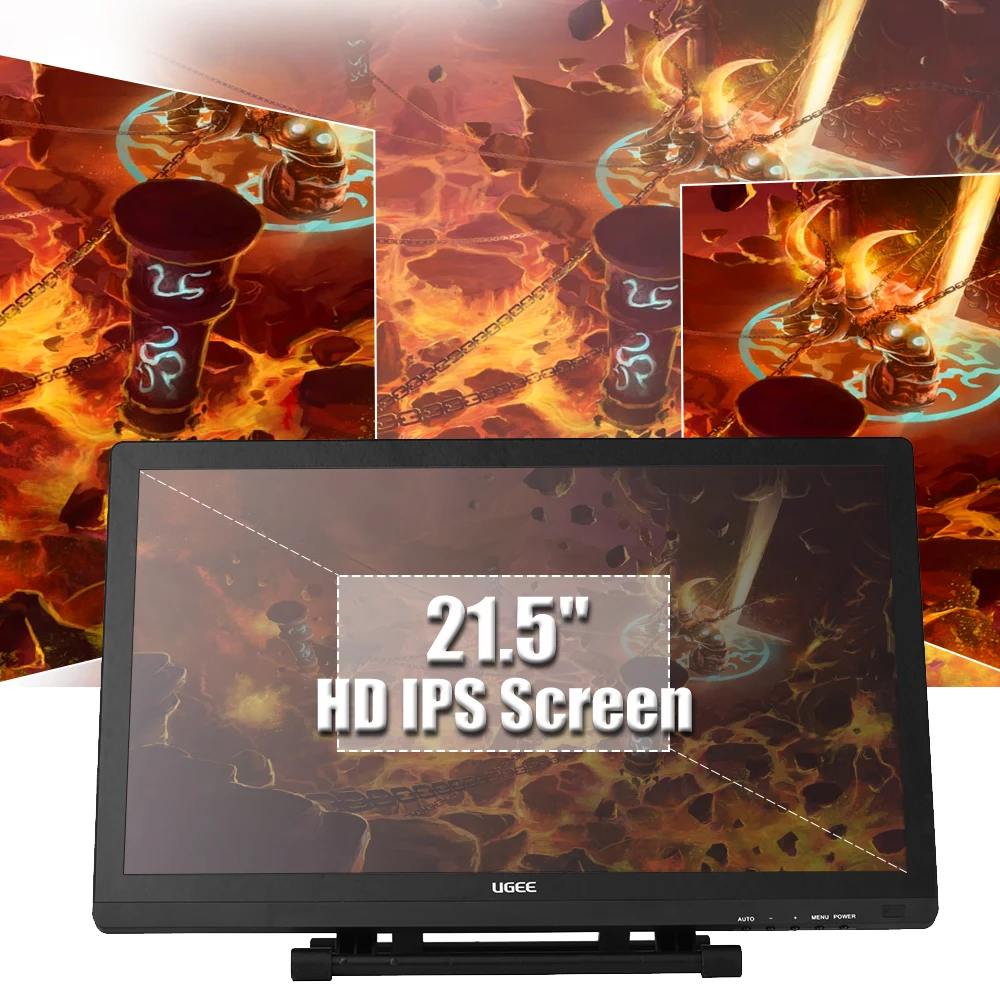 Графический планшет Ugee 2150 21 5 дюйма 1080P 2048 уровня нажатия|drawing screen|drawing tablet screenugee |