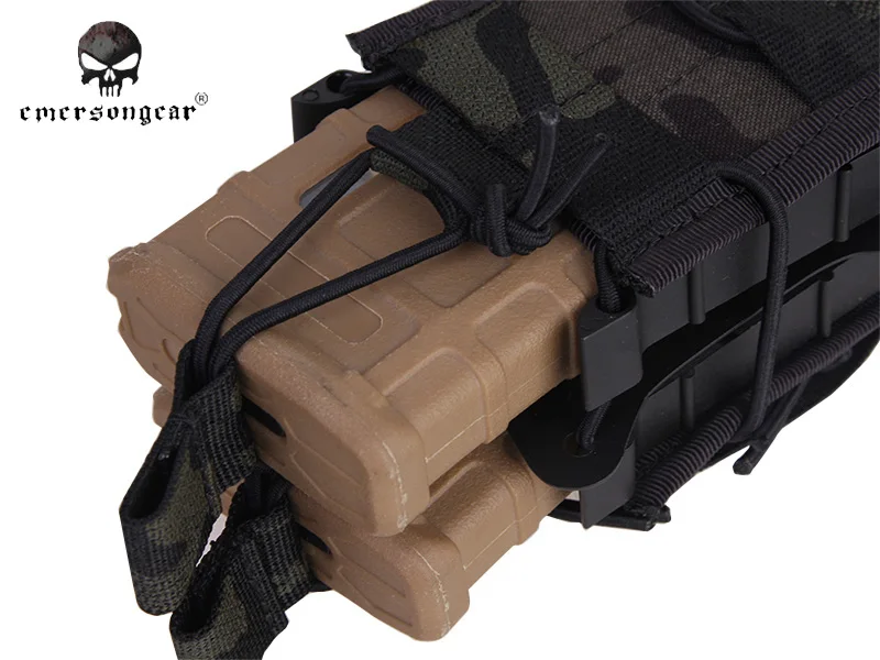 EmersonGear двойная модульная флейта тактическая утилита Molle Магнитная сумка