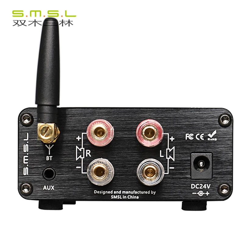 2017 SMSL SA 36A Plus HIFI аудио класса D усилитель 30 Вт * 2 TPA3118 цифровой мощности Bluetooth AUX TF