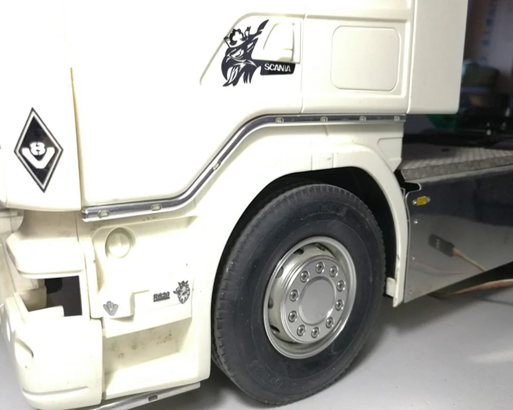 RC грузовик прицепа автобуса scania декоративные светодиодные двери лайтбар для tamiya по супер скидке 1/14th Масштаб rc scania r620 56323 r730 r470 грузовик с прицепом
