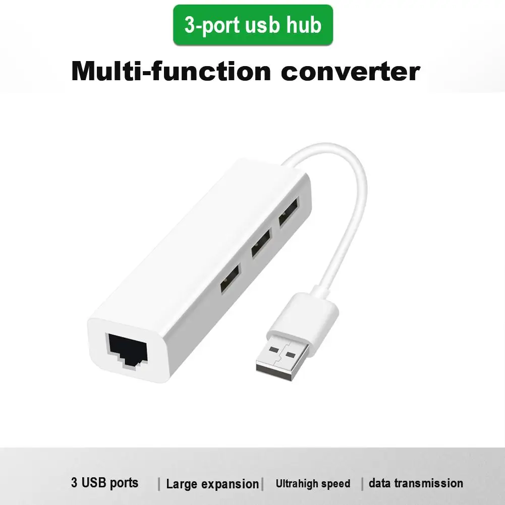 3-Порты и разъёмы USB 3,0 UBS 2,0 HUB адаптер с 100 100 1000 конвертер Gigabit Ethernet с 3 портами(стандарт 3,0 Порты в RJ45 Gigabit Ethernet Порты и разъёмы