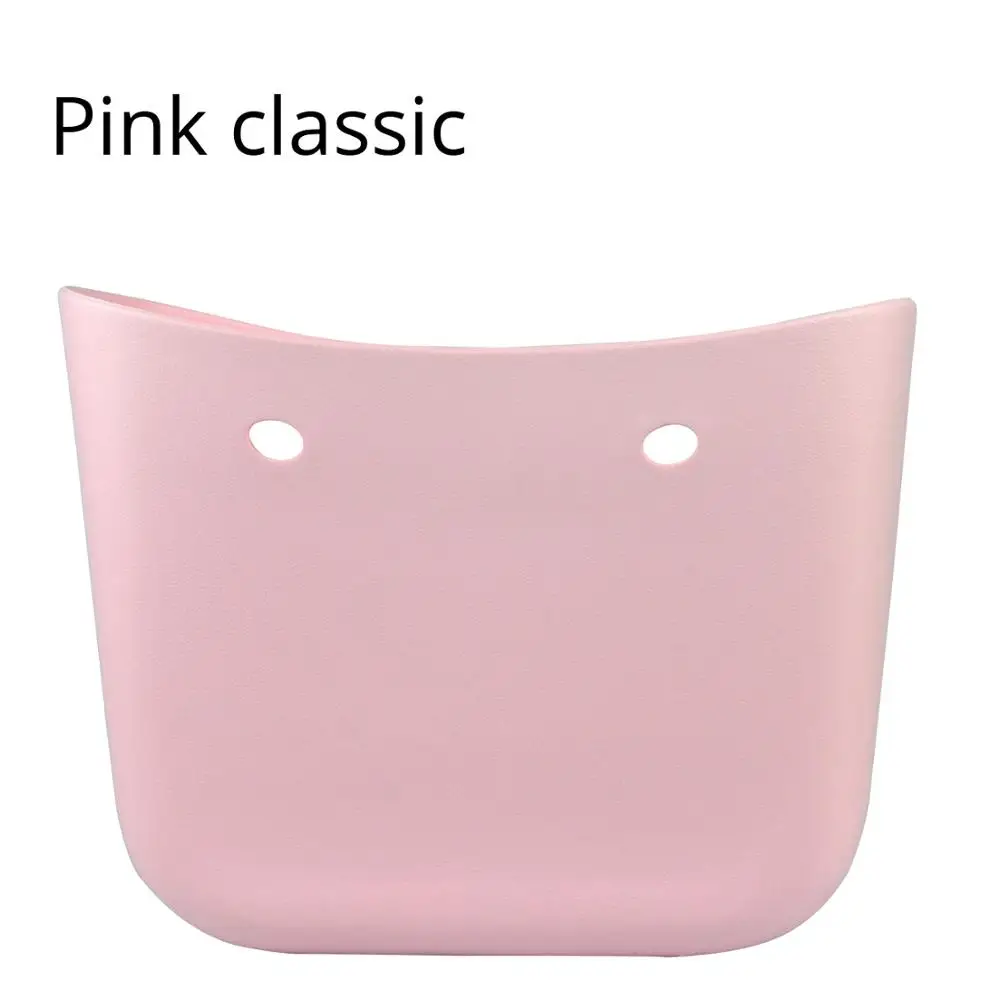 pink Классическая большая сумка EVA женские сумки модные сумки DIY водонепроницаемый стиль obag резиновая силиконовая стильная женская сумка - Цвет: pink