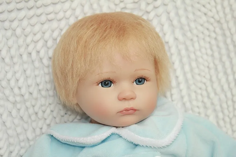 NPK 18 дюймов reborn Младенцы девочка Силиконовые куклы Возрожденный bebe Новорожденные принцесса куклы с плюшевой одеждой куклы дом пламаты