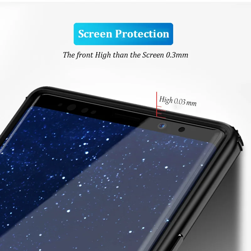 Ударопрочный защитный чехол для Samsung Galaxy S10 Plus жесткий из ТПУ S9Plus S8 Note10 с