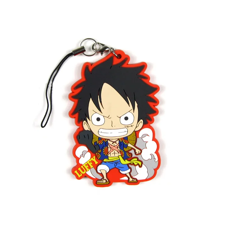 Новое поступление, один кусок, Luffy Ace Nami Sabo Боа Хэнкок Зоро Чоппер Трафальгар Ло японское аниме резиновый брелок на ремешке D168