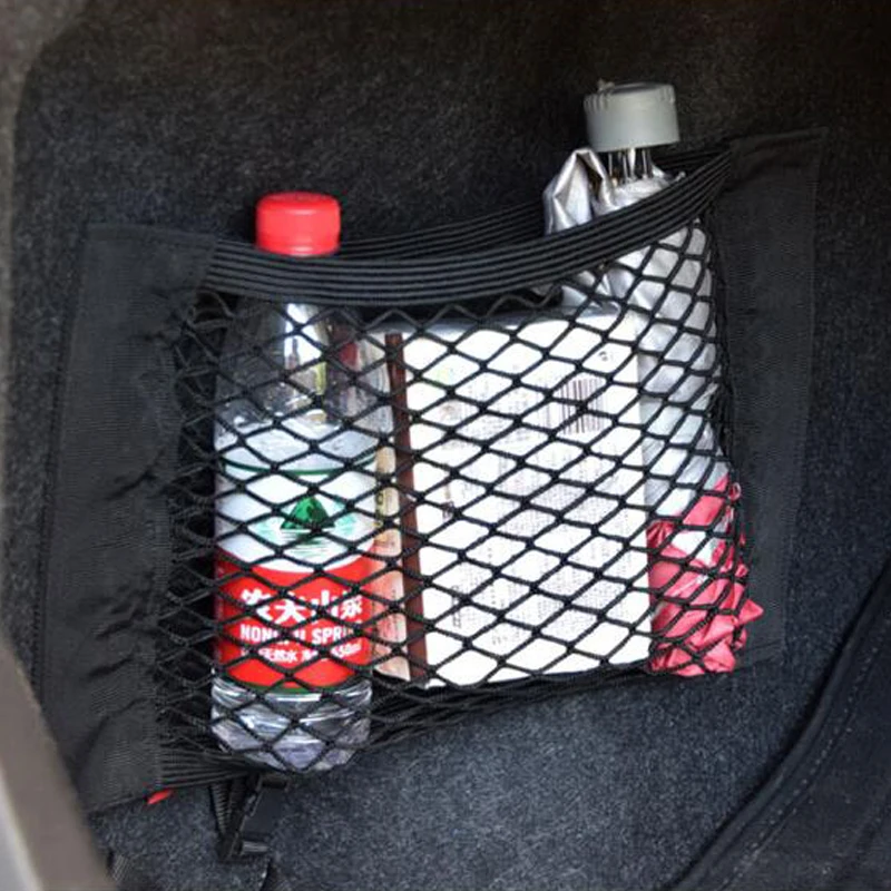 Автомобиль обратно задний багажник сиденье эластичные строки сетка автомобиля