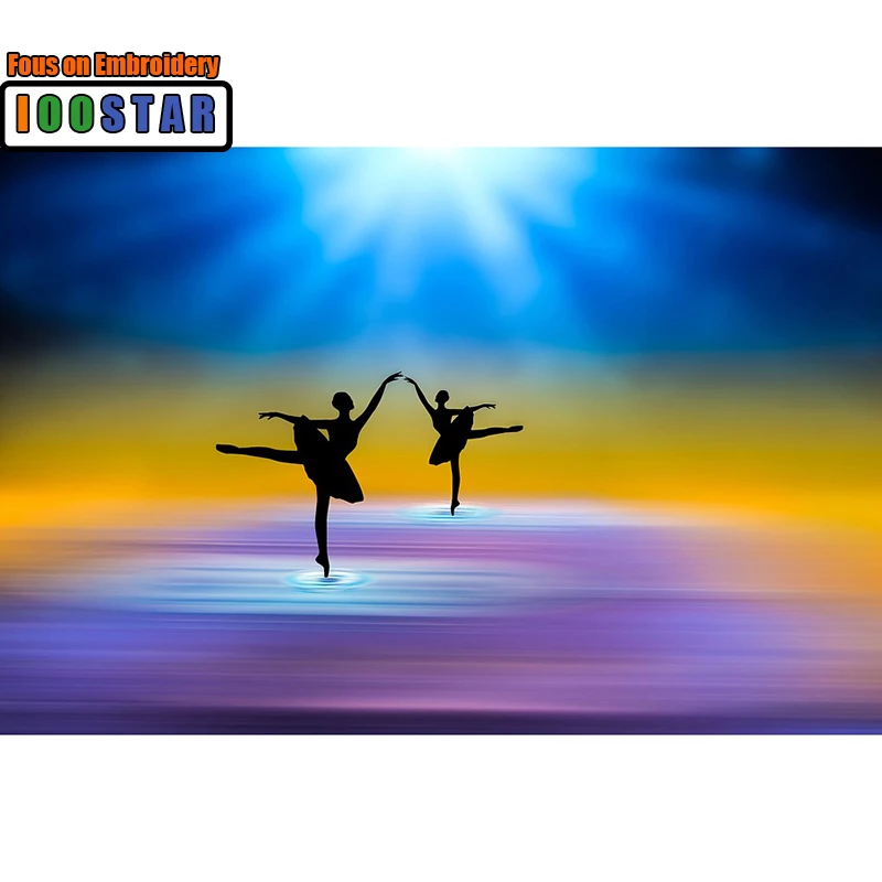 Алмазная 5D Вышивка сделай сам картина из страз вышивка крестиком балетные