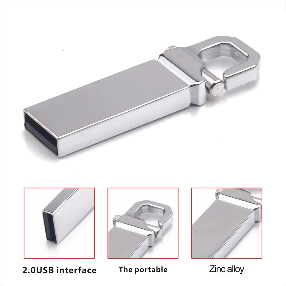 Новейший флеш накопитель Wansenda из нержавеющей стали 128 512 М USB 2 0 карта памяти