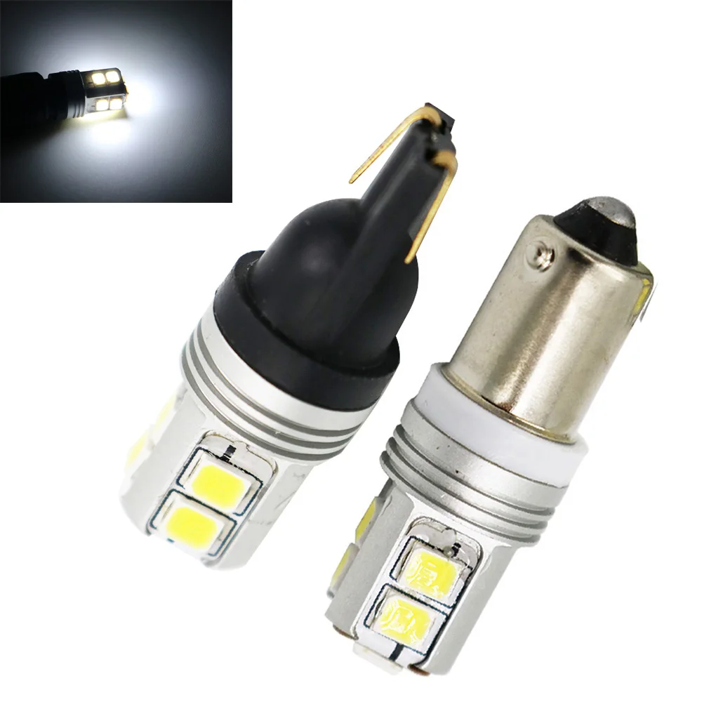 Y 2X 4 Вт Canbus без ошибок W5W светодиодный T10 BA9S 1895 64111 3020 10SMD Светодиодная лампа для