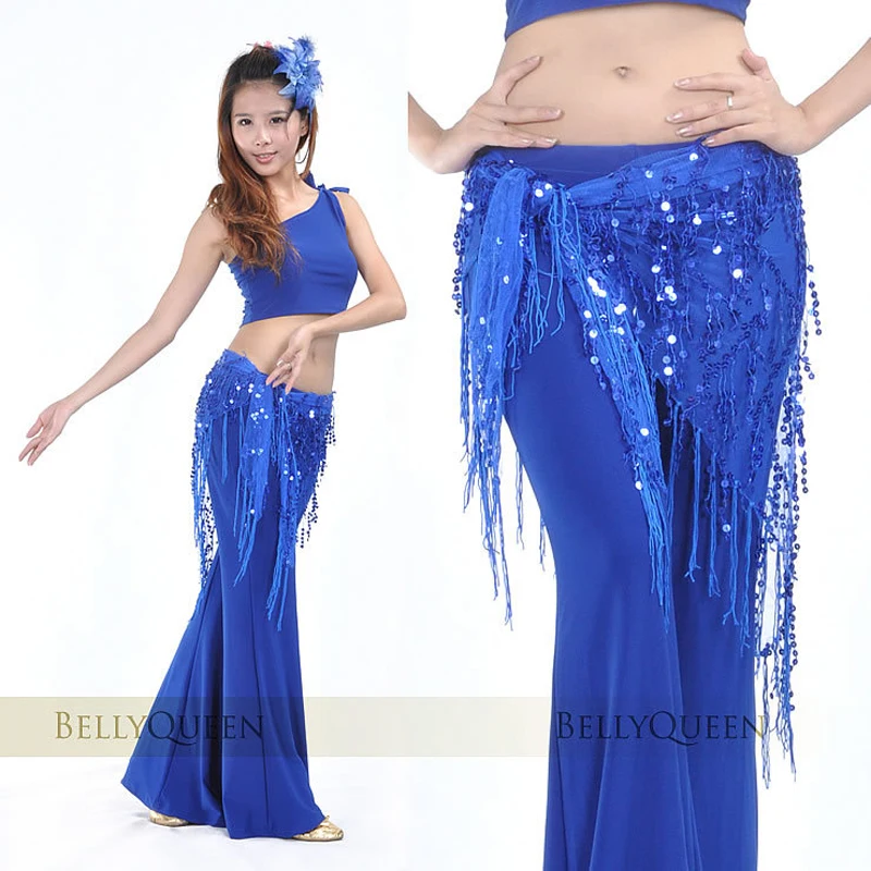 Костюм для танца живота с блестками Регулируемый шарф аксессуар танцев оптовая